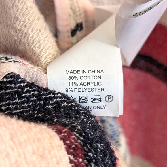 Kate Spade Women's Pink Berber Stripe Jacket Blazer - Picture 7 of 8